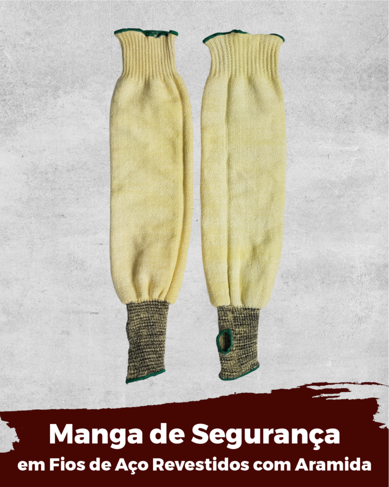 Manga de Segurança em Fios de Aço Revestidos com Aramida01